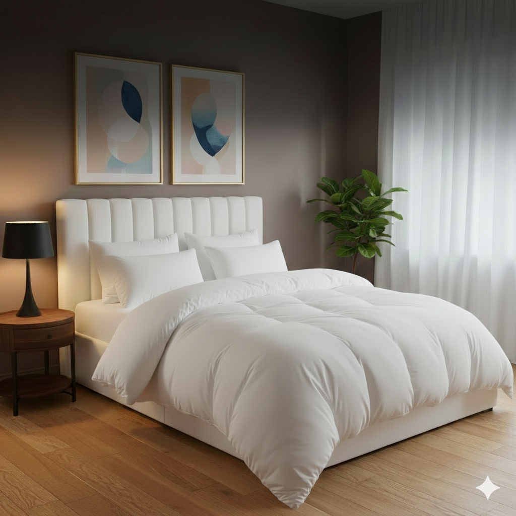 Plain Dyed Duvet Quilt Cover Egyptian cotton with Pillowcase Bedding Set