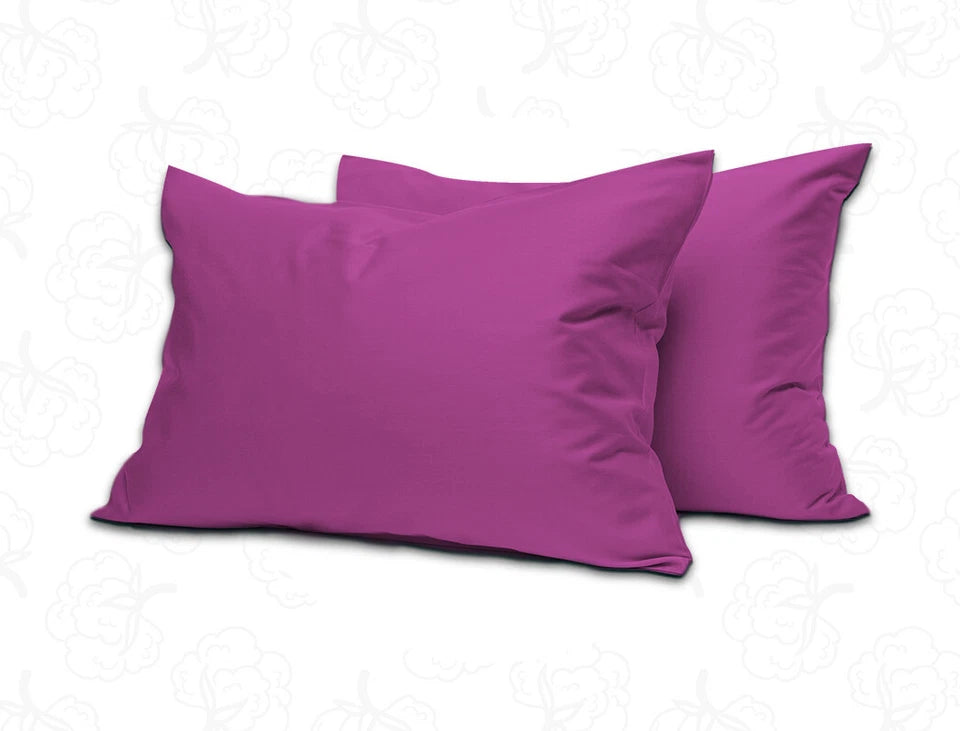 Soft & Premium Pillow Cases (50x75+15) 200TC Egyptian Cotton Standard Size