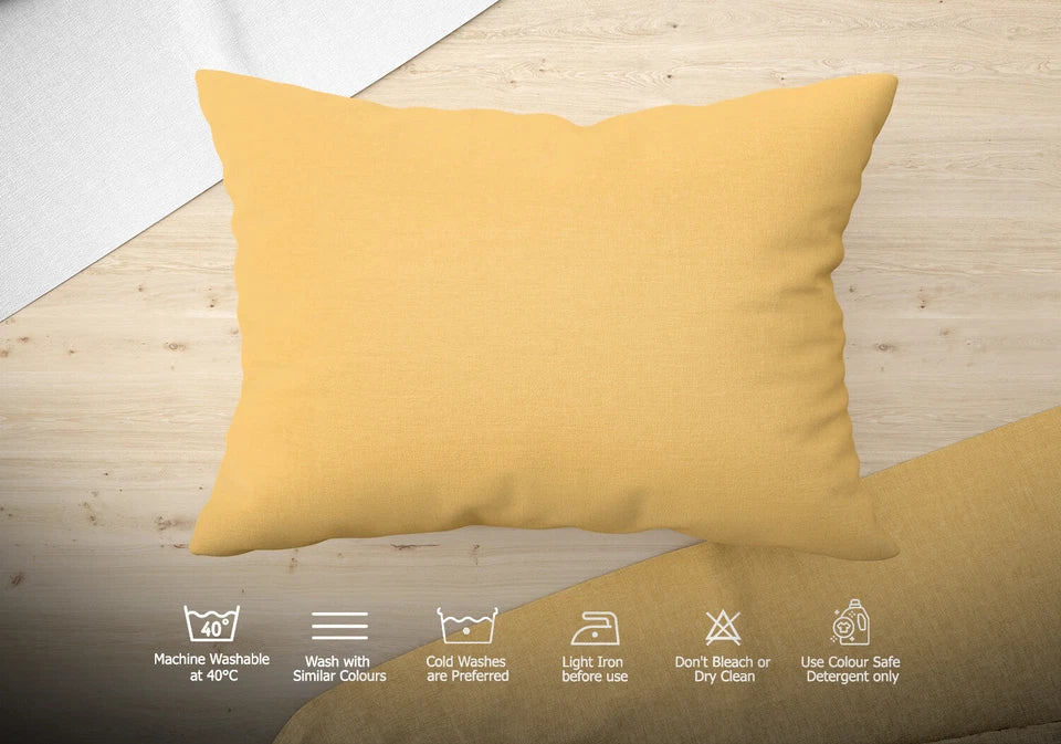 Soft & Premium Pillow Cases (50x75+15) 200TC Egyptian Cotton Standard Size