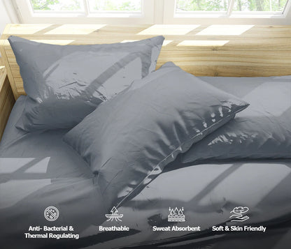 Soft & Premium Pillow Cases (50x75+15) 200TC Egyptian Cotton Standard Size