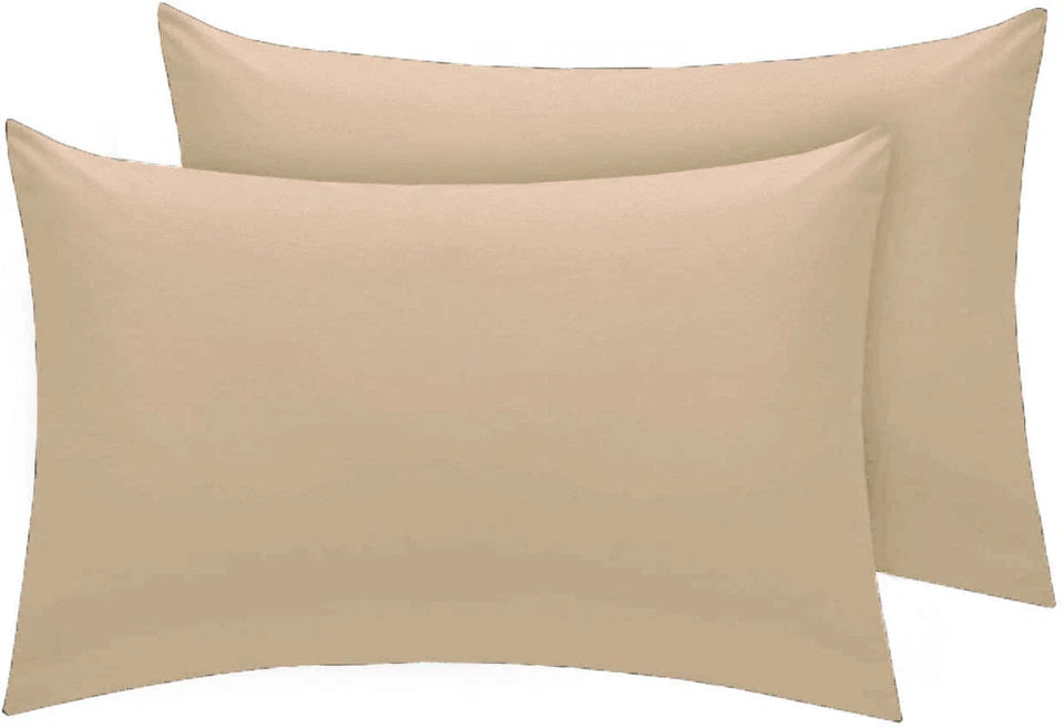 Soft & Premium Pillow Cases (50x75+15) 200TC Egyptian Cotton Standard Size