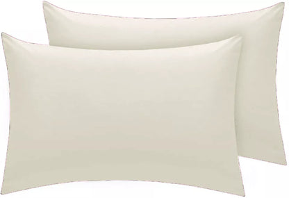 Soft & Premium Pillow Cases (50x75+15) 200TC Egyptian Cotton Standard Size