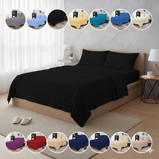 Luxury Flat Sheet Egyptian Cotton 200TC Bed Sheet